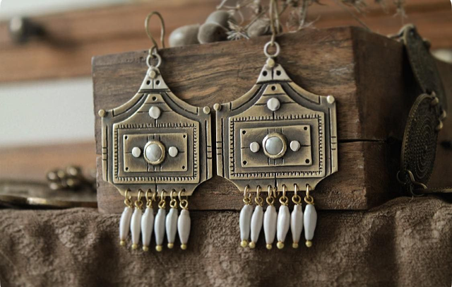 Boucles d&rsquo;oreilles « Les Amazighs »
